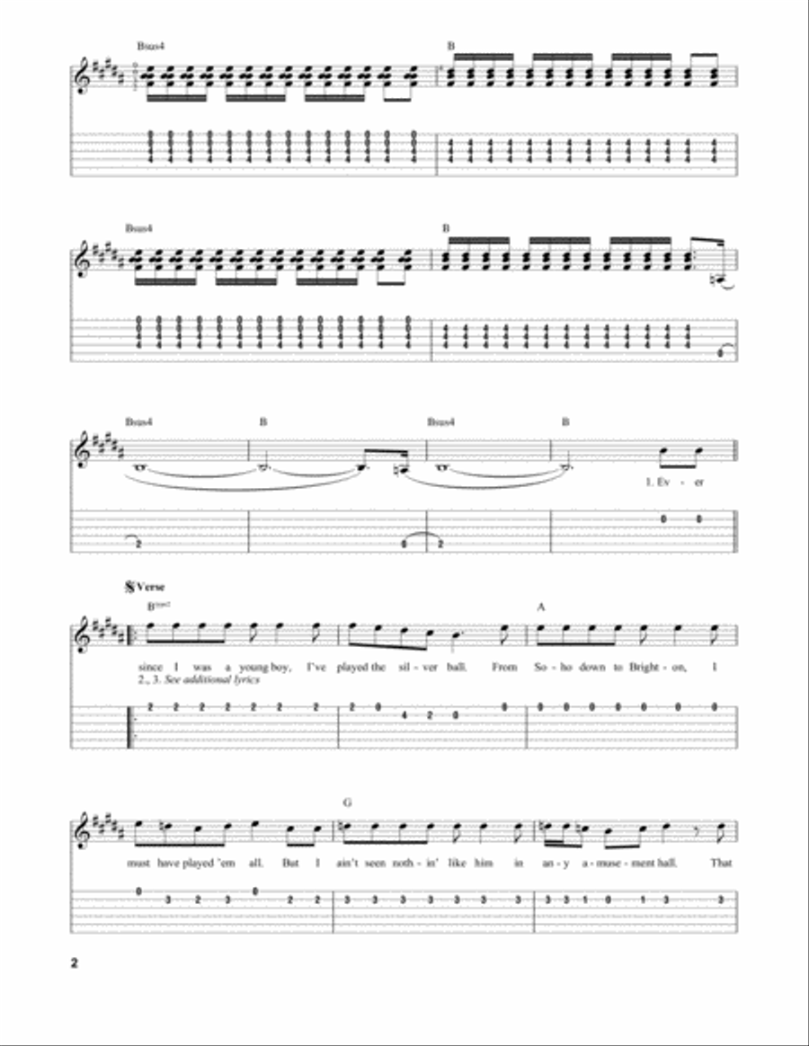 Pinball Wizard Acoustic Guitar scores gallery preview page 2