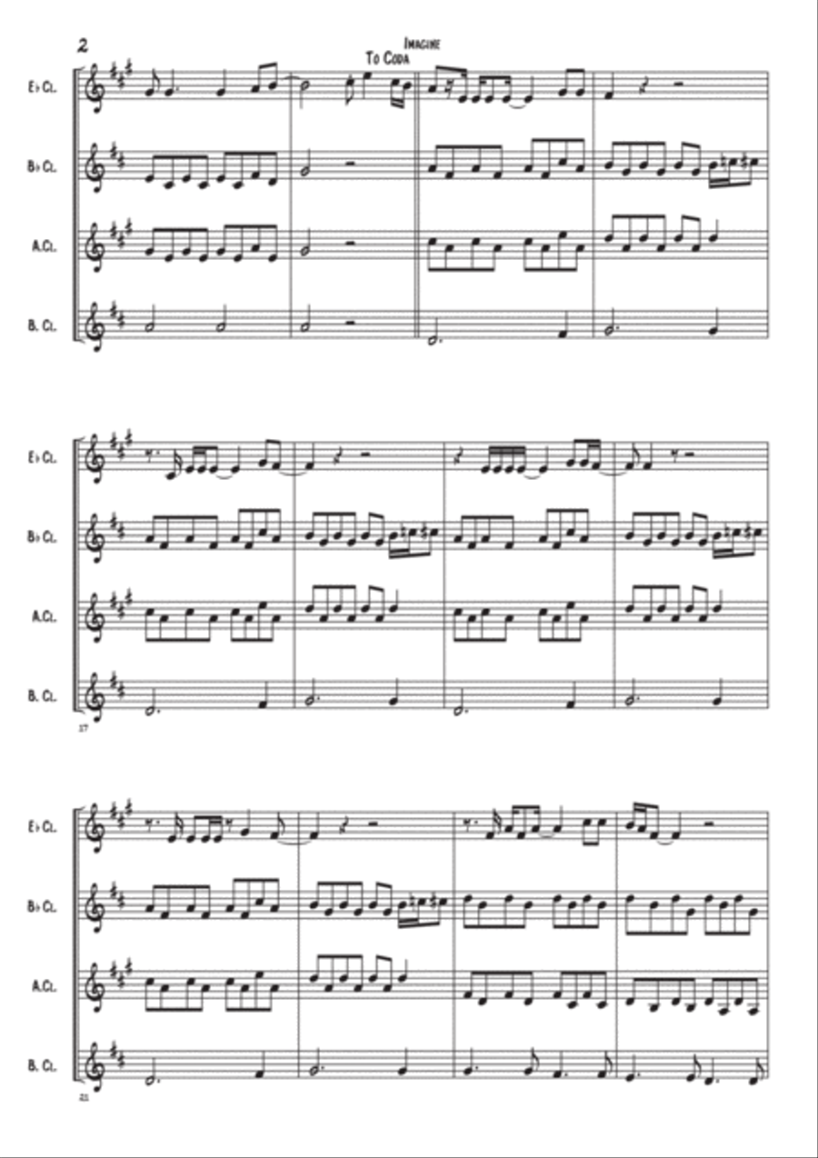 Imagine Woodwind Quartet scores gallery preview page 2
