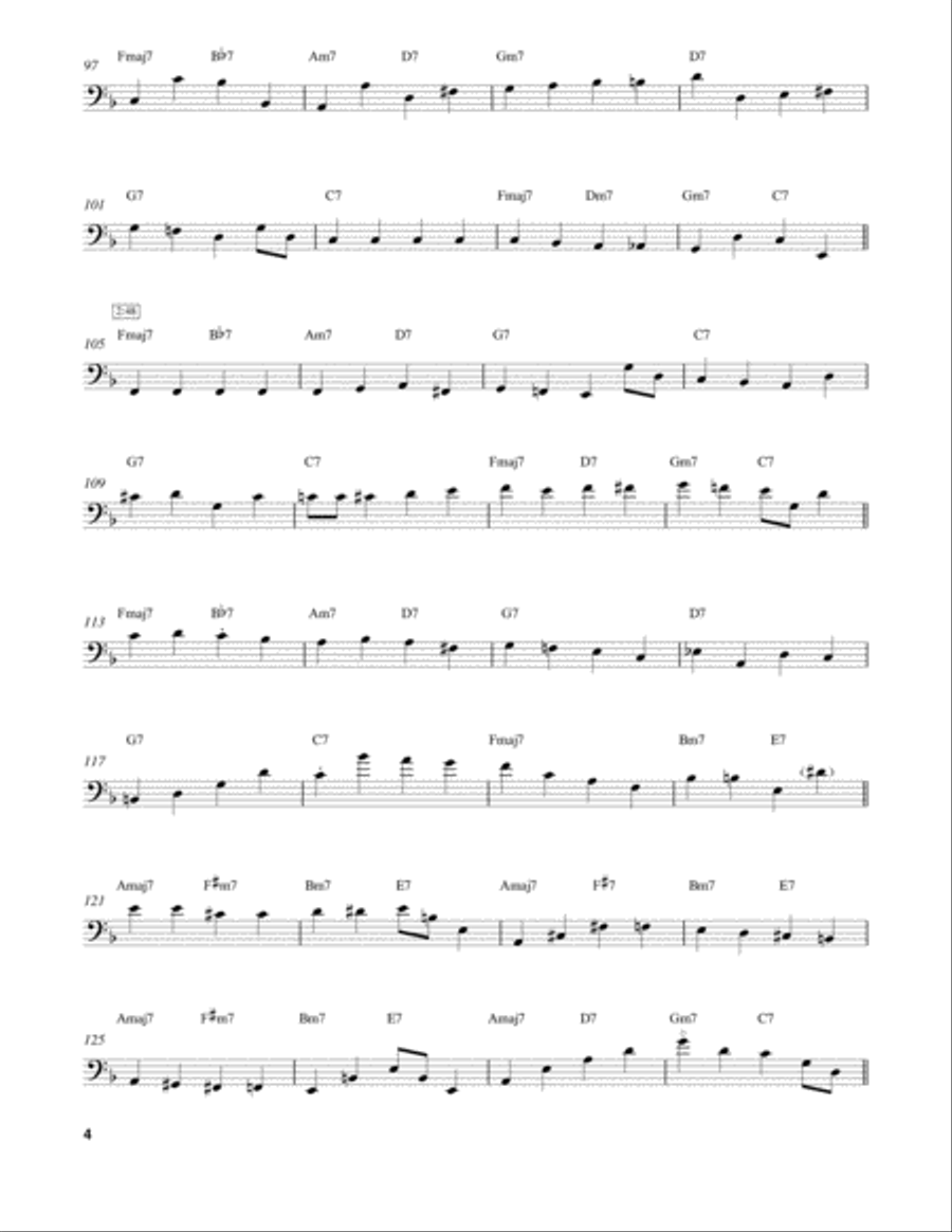 Moten Swing Bass Voice scores gallery preview page 4