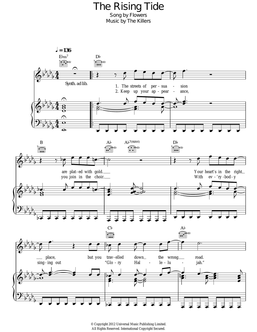 The Rising Tide Acoustic Guitar scores gallery preview page 1
