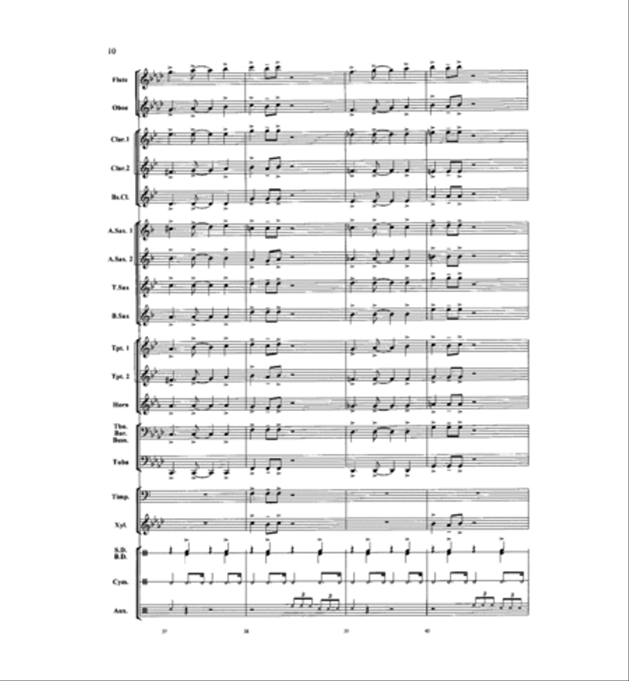 La Brava! Concert Band scores gallery preview page 9