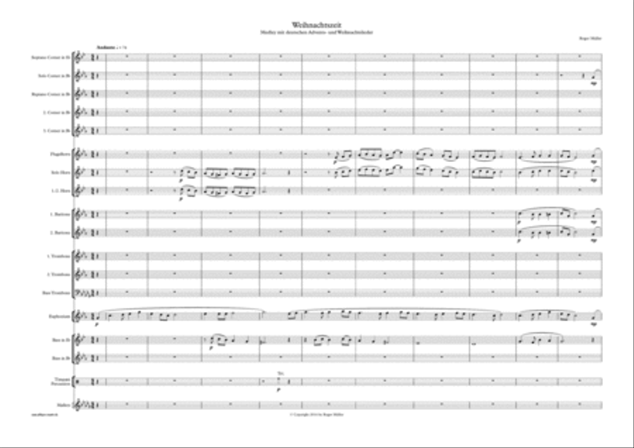 Christmas Time (Weihnachtszeit) for Brass Band image number null