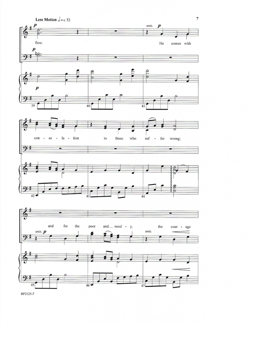Hail to the Lord's Anointed 4-Part scores gallery preview page 5