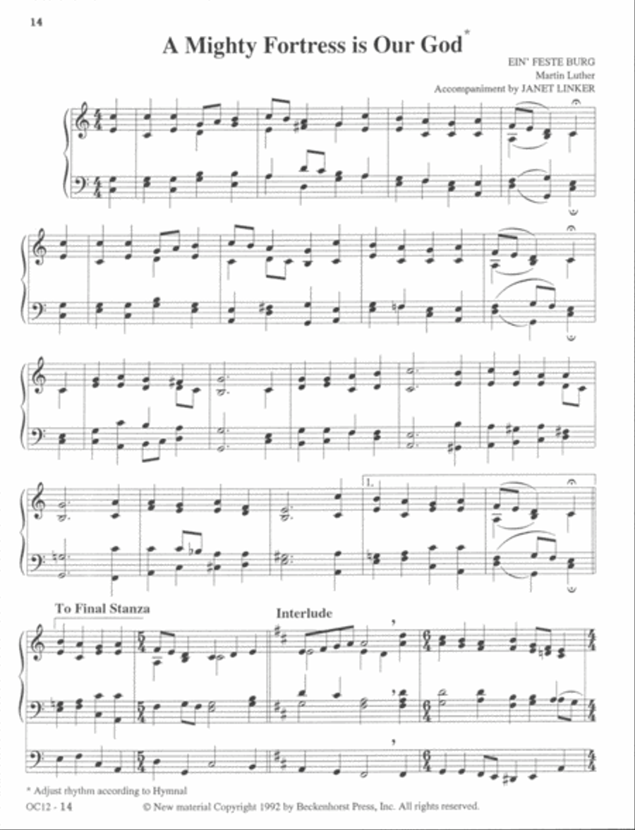 The Last Verse Organ scores gallery preview page 5