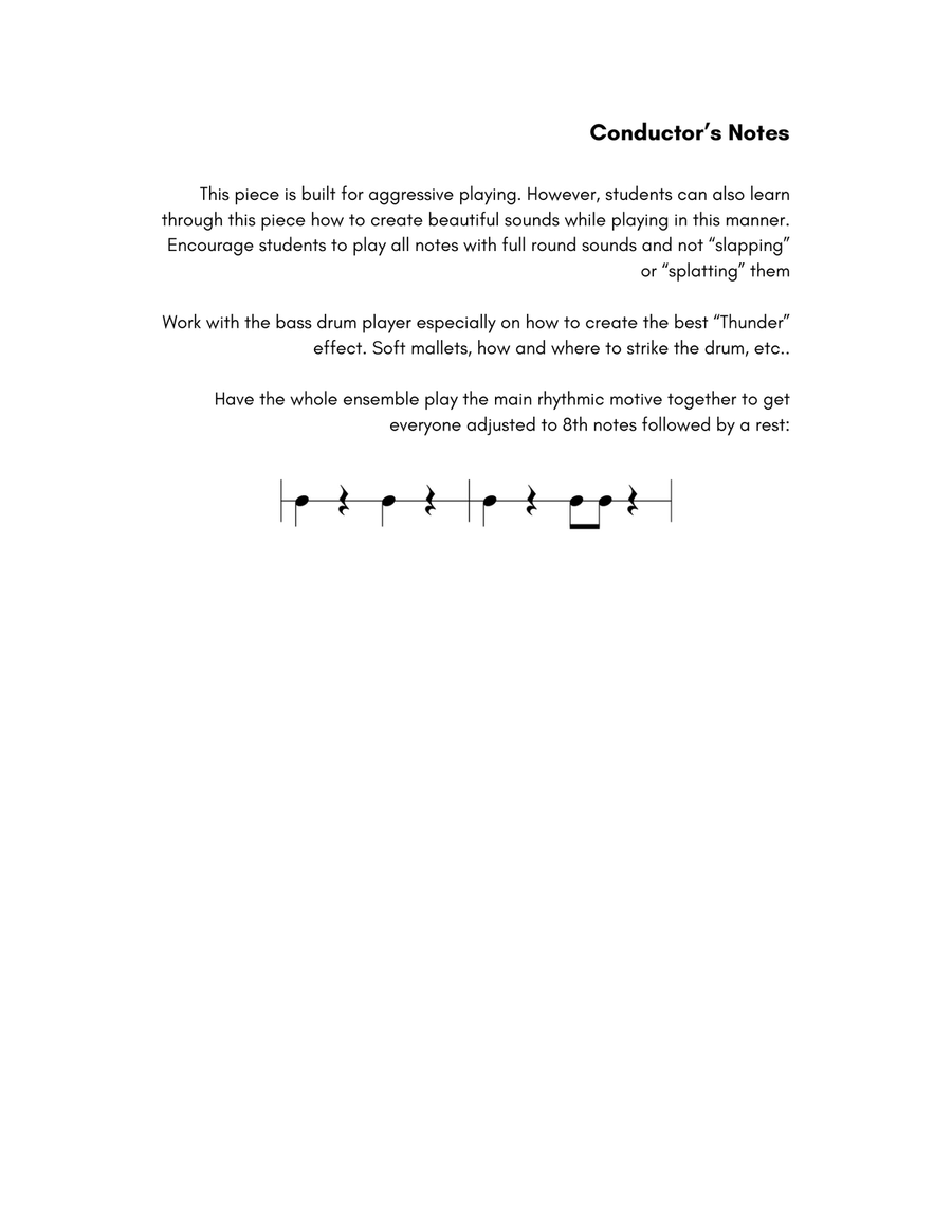 The Maelstrom - Grade 1 Concert Band Concert Band scores gallery preview page 3
