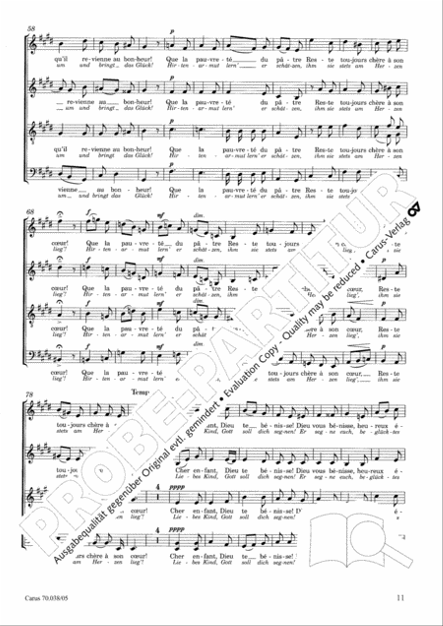 L'Enfance du Christ L'Enfance du Christ 4-Part scores gallery preview page 12