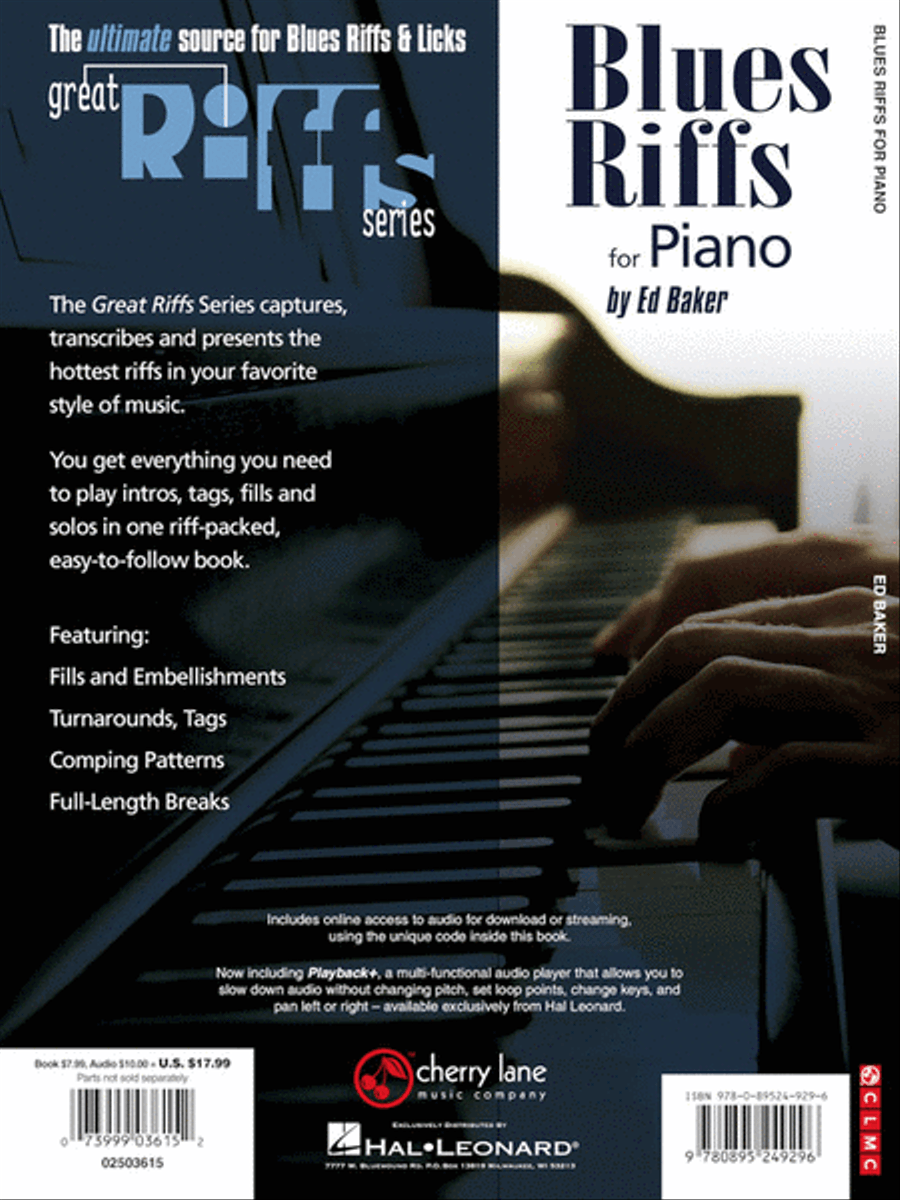 Blues Riffs for Piano Piano Method scores gallery preview page 6