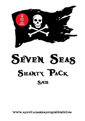 Book cover for Seven Seas Shanty Pack for choirs SAB (inc The Wellerman)