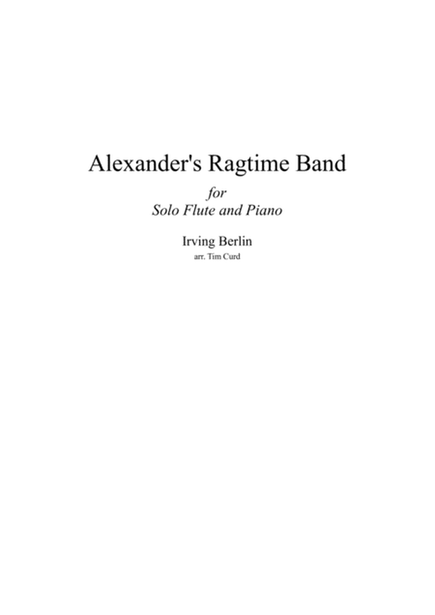 Alexander's Ragtime Band for Solo Flute and Piano. image number null