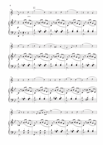 The Sleeping Beauty Waltz for Clarinet and Piano image number null
