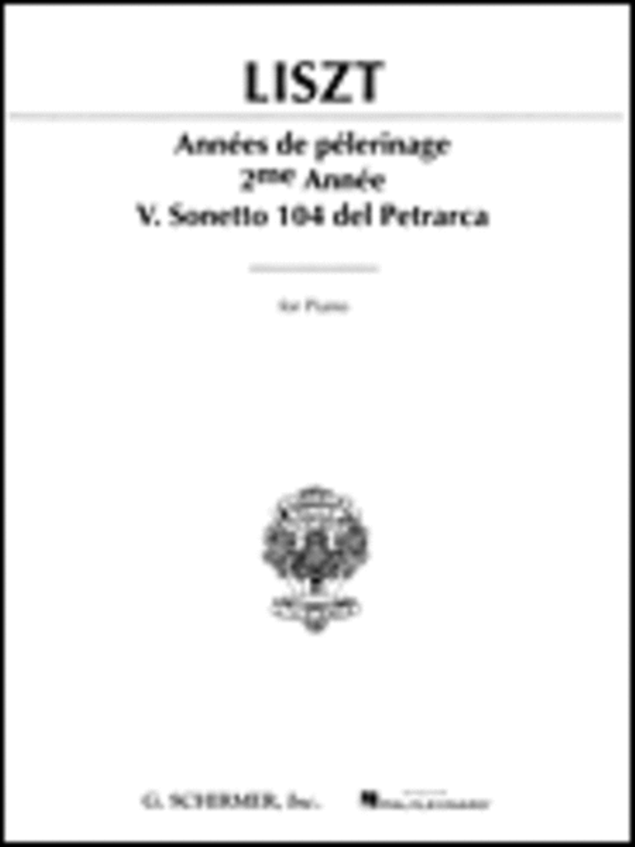 Sonetto 104 Del Petrarca Piano Solo scores gallery preview page 1