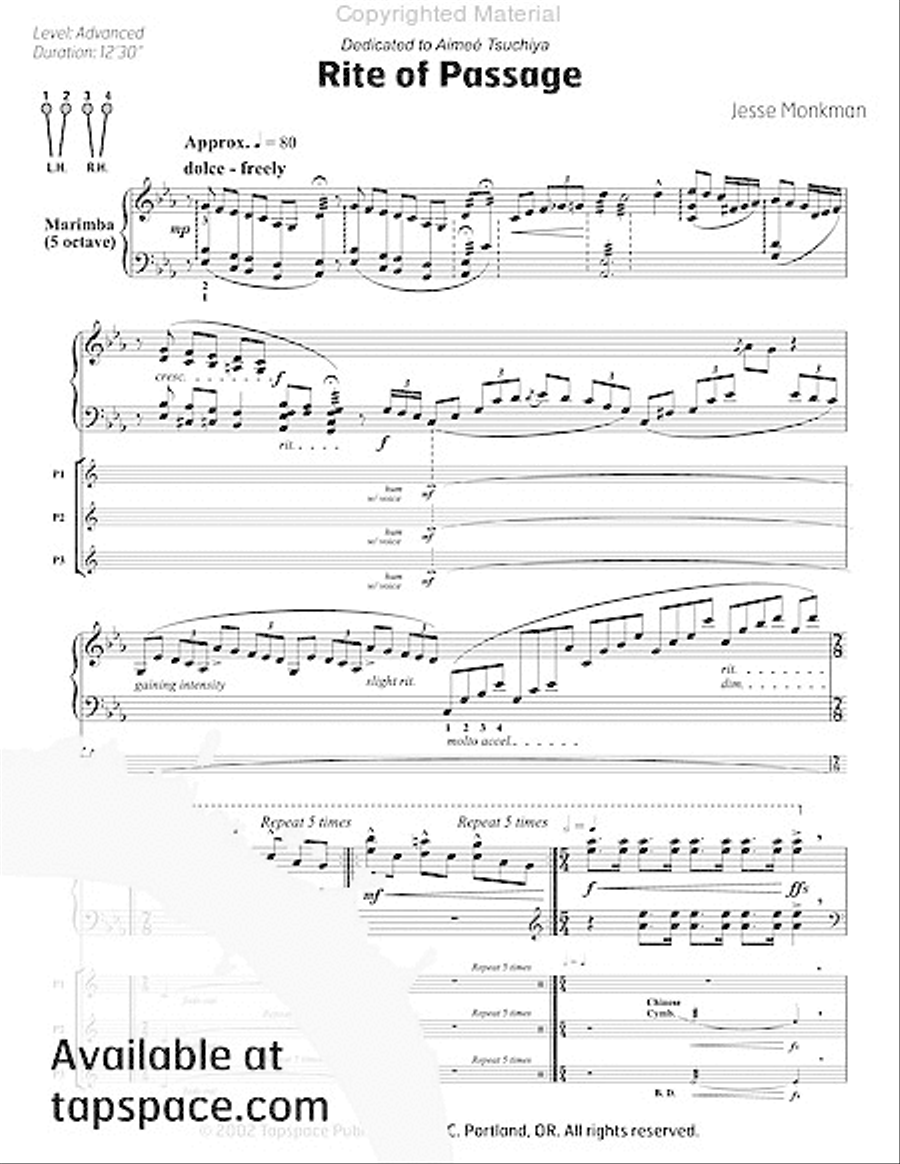 Rite of Passage Rite of Passage Percussion Ensemble scores gallery preview page 6
