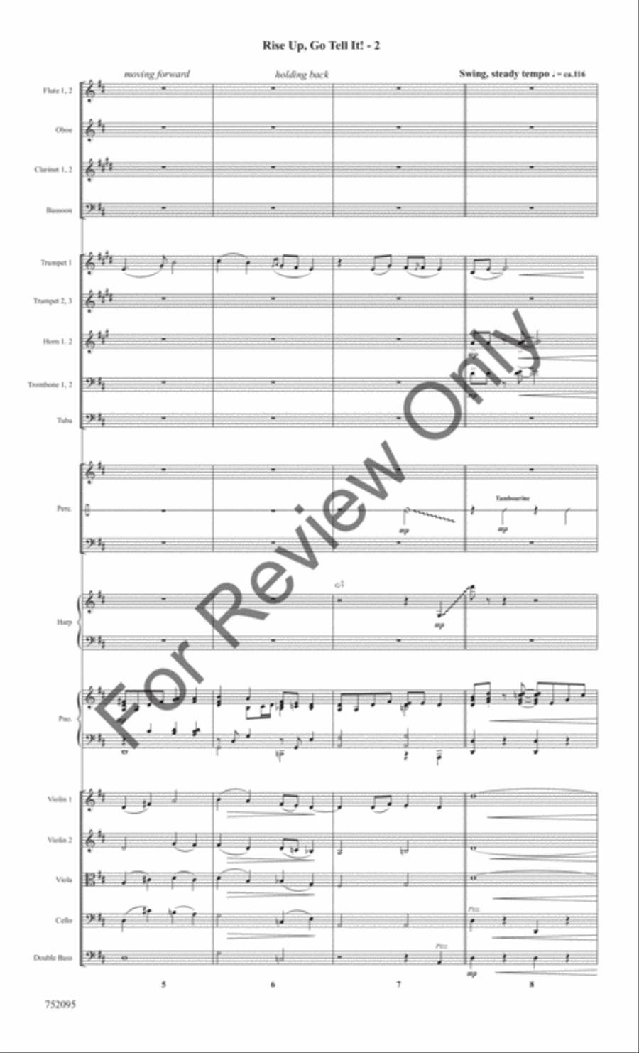 Rise Up, Go Tell It! Rise Up, Go Tell It! Full Orchestra scores gallery preview page 5