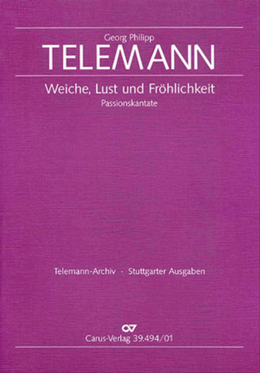 Weiche, Lust und Frohlichkeit Viola da Gamba scores gallery preview page 1