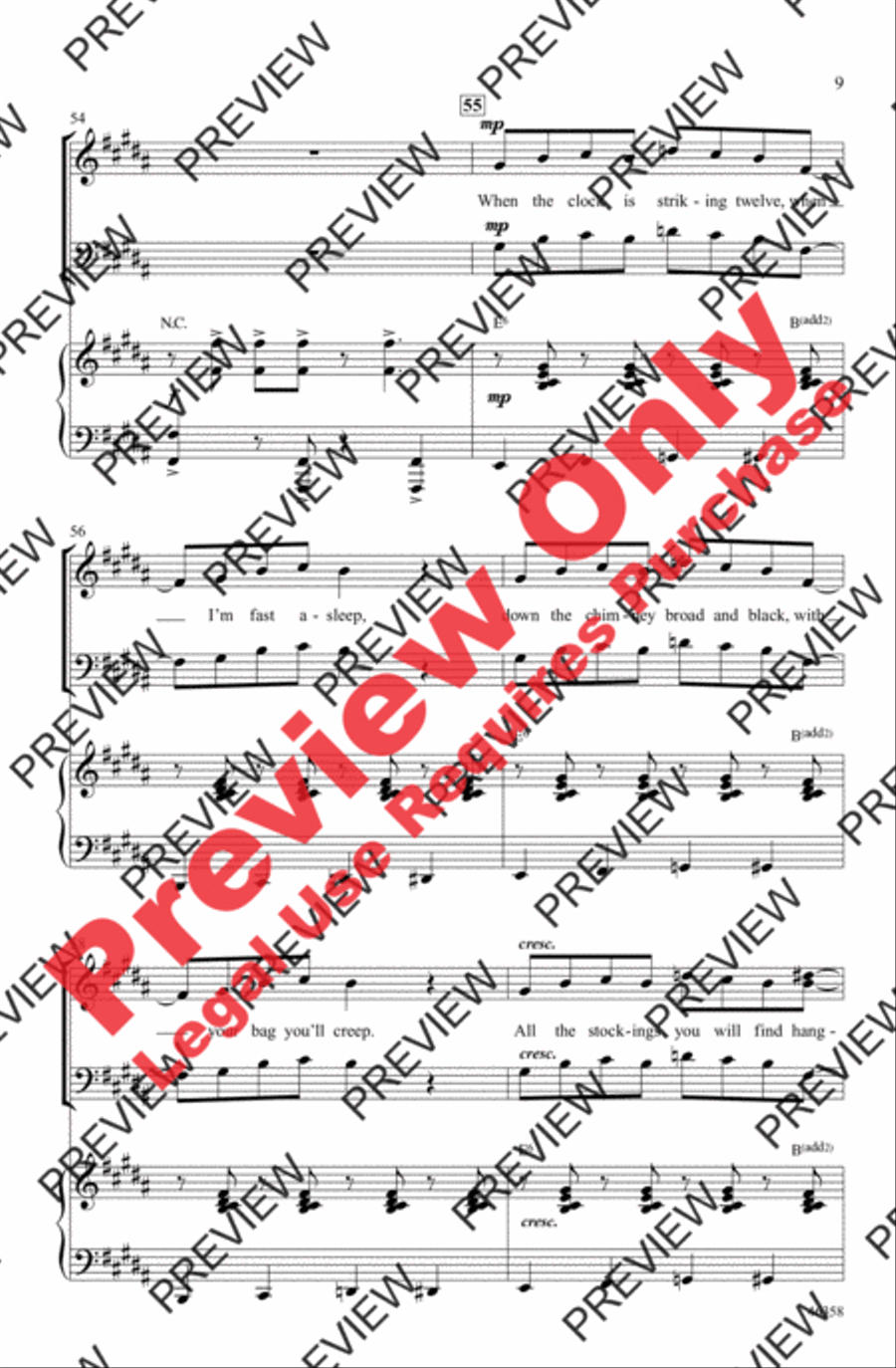 Swingin' Saint Nick! 3-Part scores gallery preview page 9