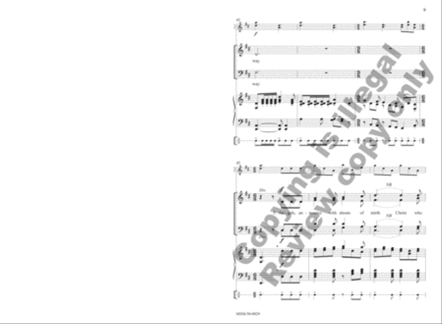 People, Look East 4-Part scores gallery preview page 9