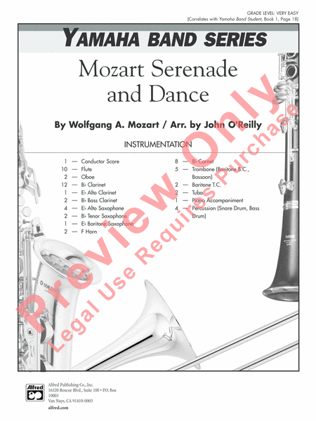 Mozart Serenade and Dance image number null
