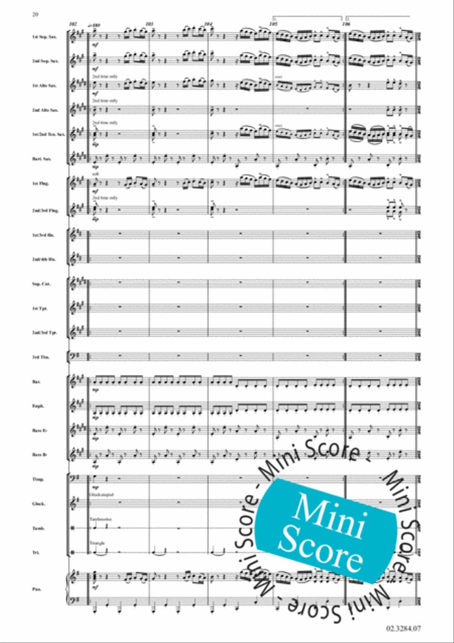 It's a Wonderful Christmas Fanfare Band scores gallery preview page 26