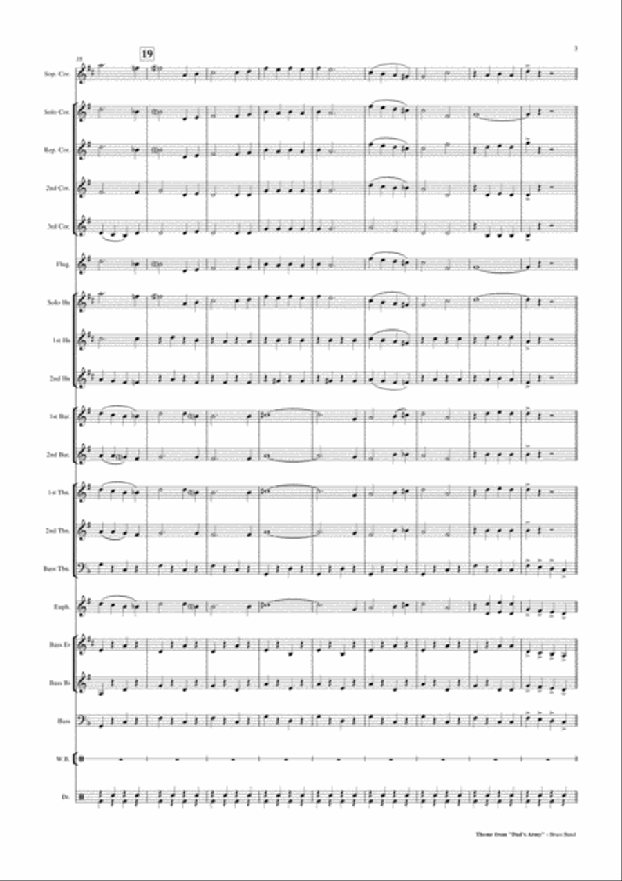 Who Do You Think You Are Kidding Mr. Hit Brass Ensemble scores gallery preview page 4