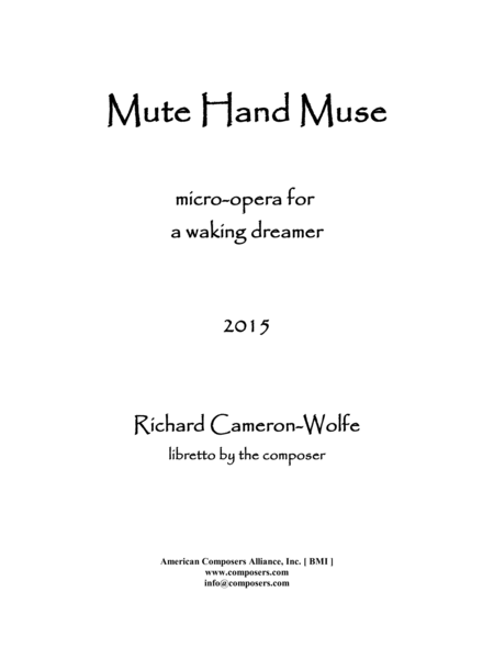 [Cameron-Wolfe] Mute Hand Muse