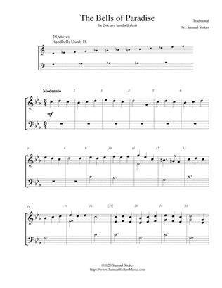 The Bells of Paradise - for 2-octave handbell choir