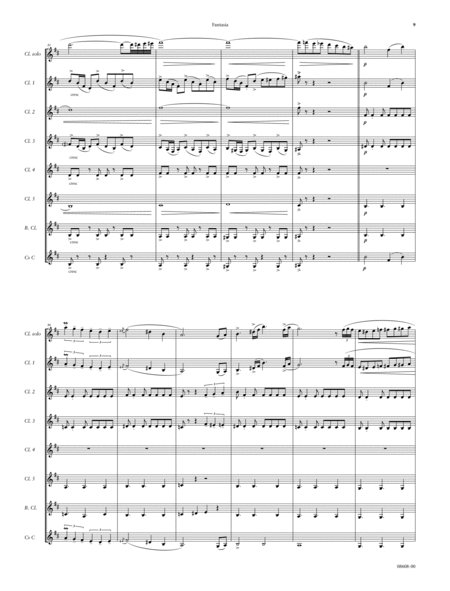 Concerto for Clarinets, First Movement -- Fantasia image number null