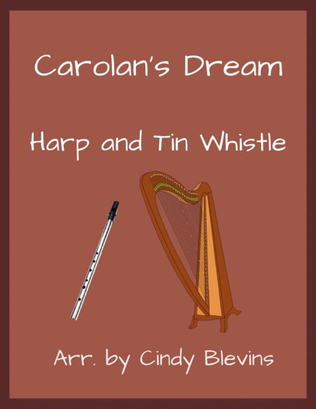 Carolan's Dream, Harp and Tin Whistle (D)