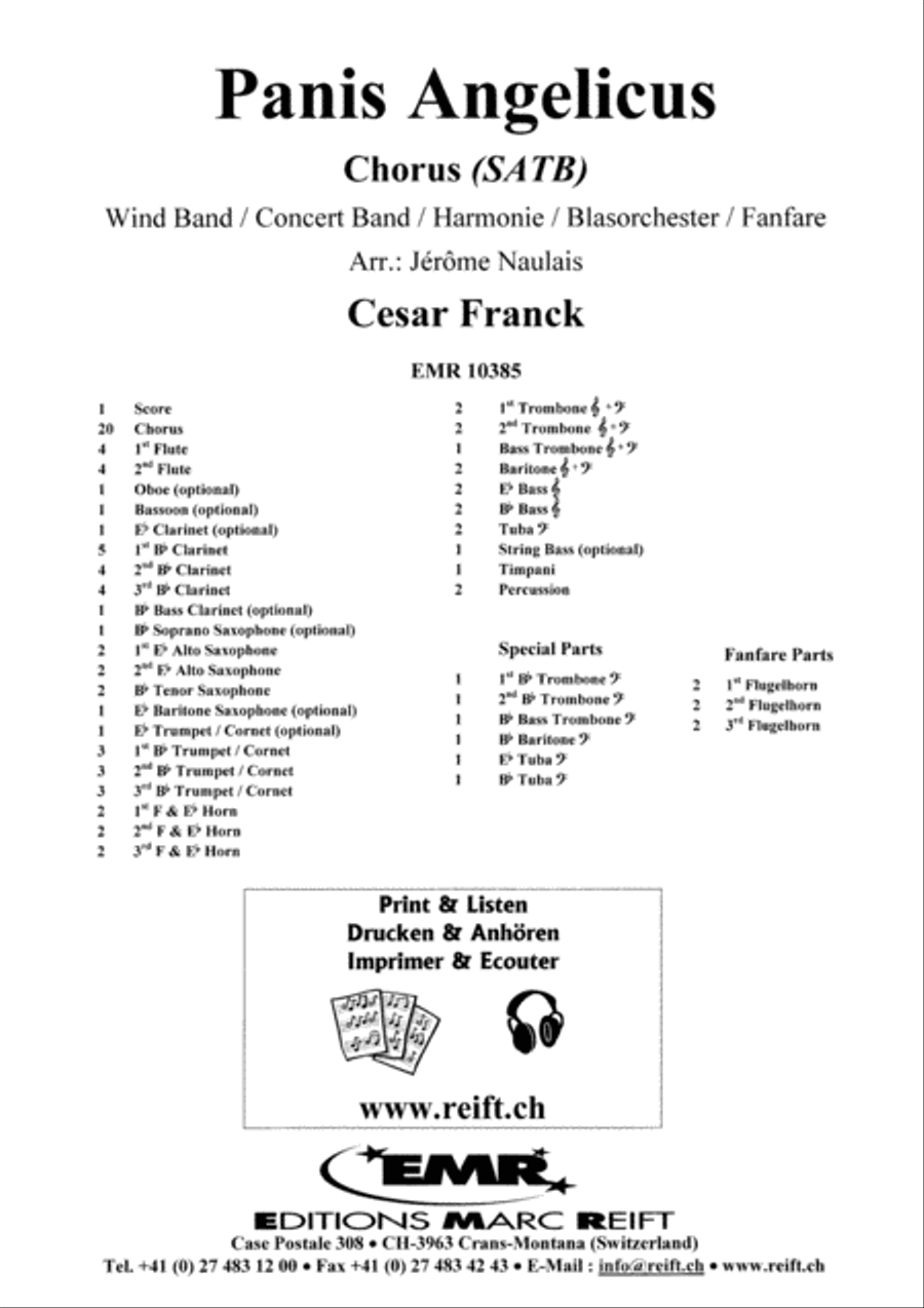 Panis Angelicus Panis Angelicus 4-Part scores gallery preview page 2