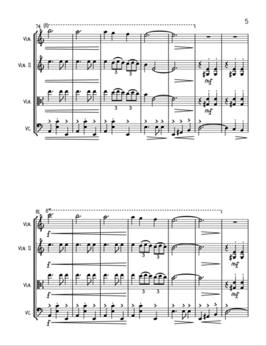 Delilah String Trio scores gallery preview page 5
