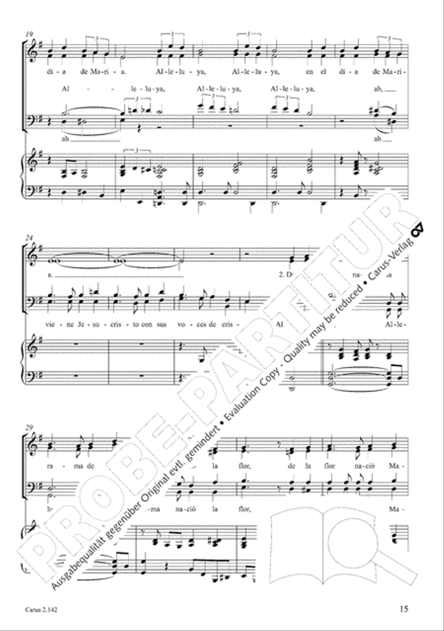 Christmas Carols of the World. Choral collection 4-Part scores gallery preview page 17