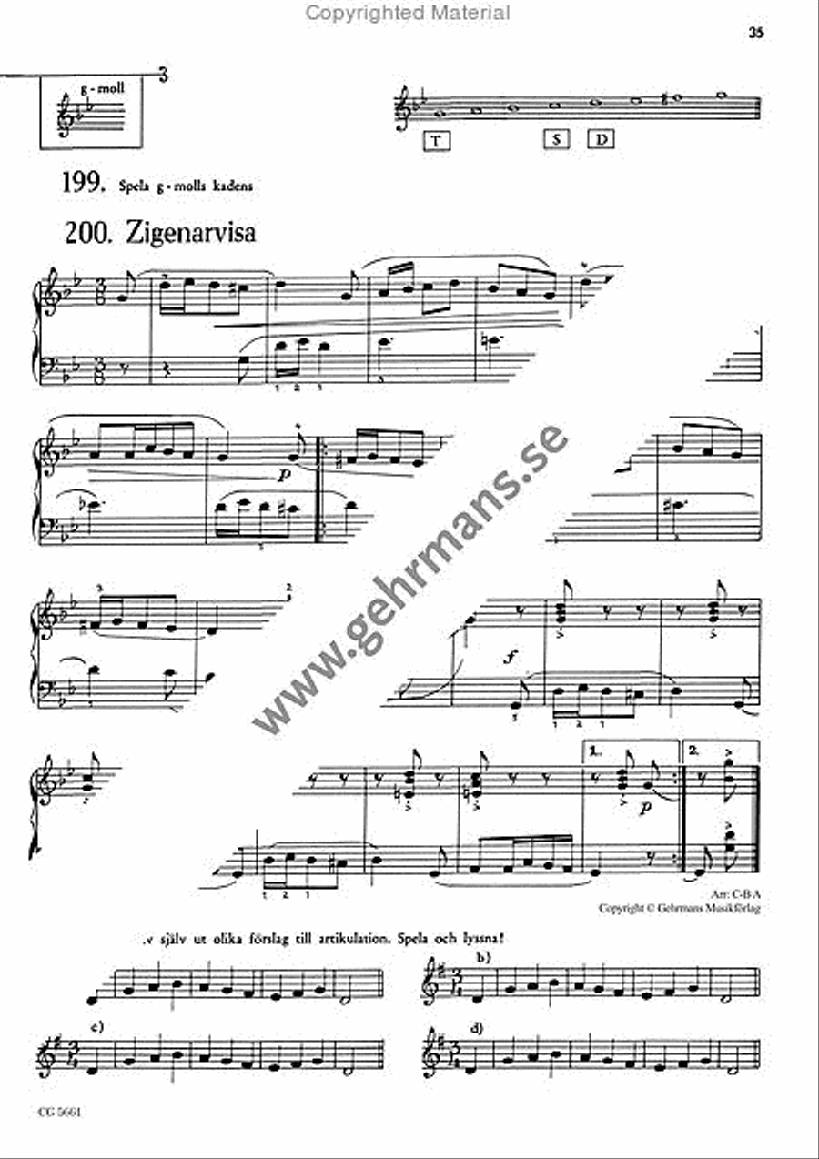 Vi spelar piano 3 Vi spelar piano 3 Piano Solo scores gallery preview page 14