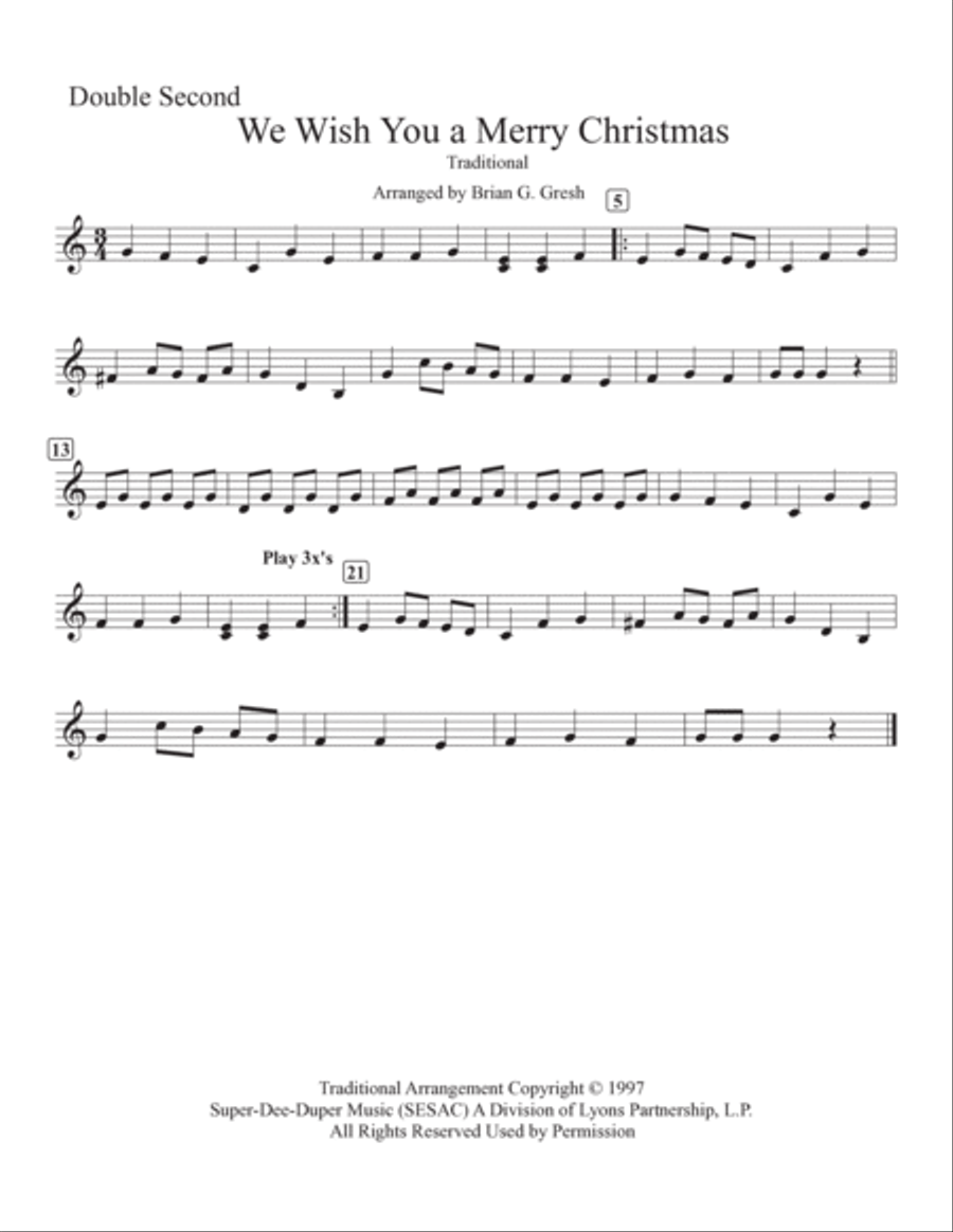 We Wish You A Merry Christmas Steel Drum Band scores gallery preview page 5