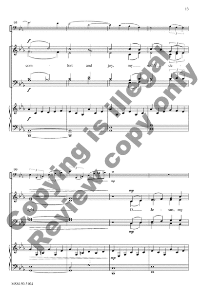 My Song in the Night (Choral Score) image number null