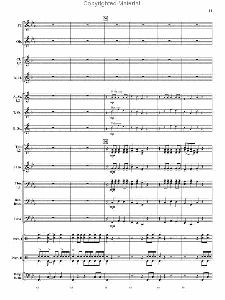 Rondo on a Modal Theme Rondo on a Modal Theme Concert Band scores gallery preview page 12