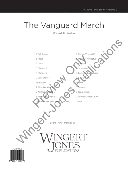 The Vanguard March - Full Score