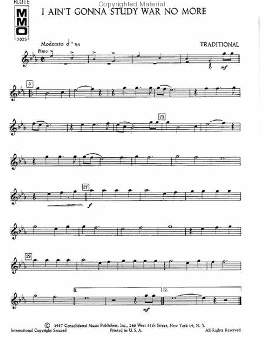 Easy Flute Solos Flute Solo scores gallery preview page 2