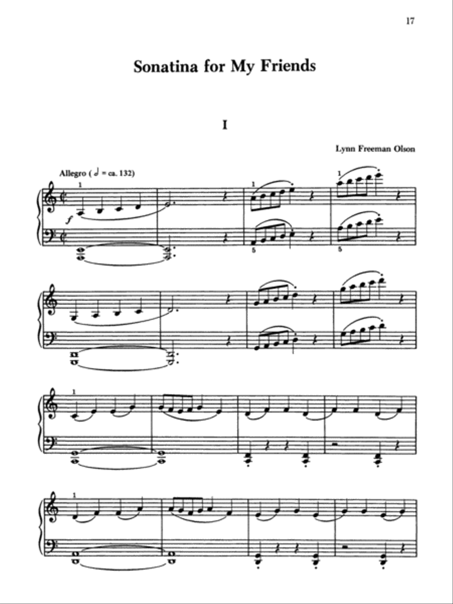 Four Sonatinas in Varying Styles Piano Solo scores gallery preview page 4
