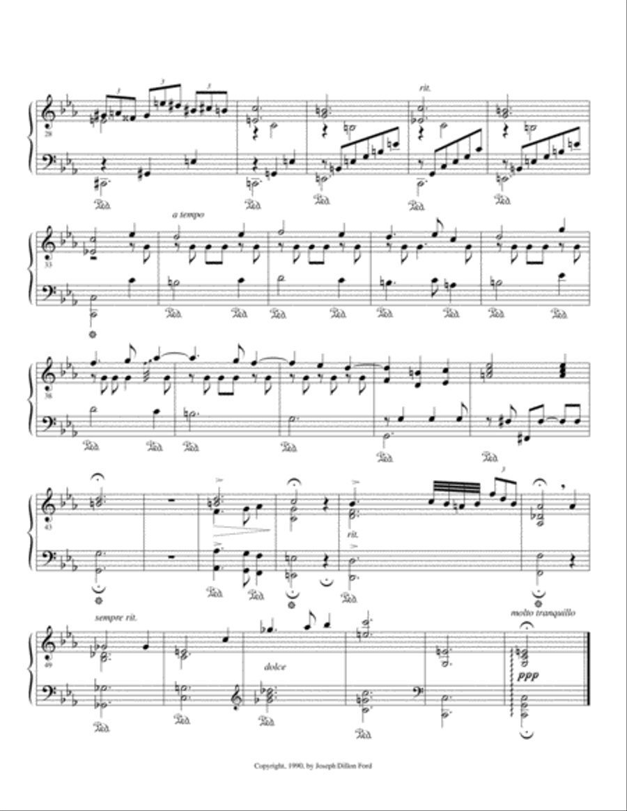 From the Shadowland 6 pieces for piano solo Piano Solo scores gallery preview page 3