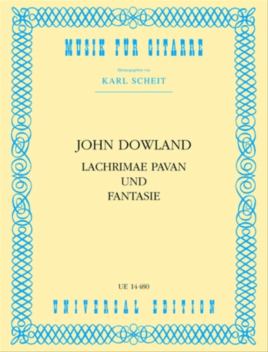 Lachrimae Pavan Fantasie Lachrimae Pavan Fantasie School and Community scores gallery preview page 1