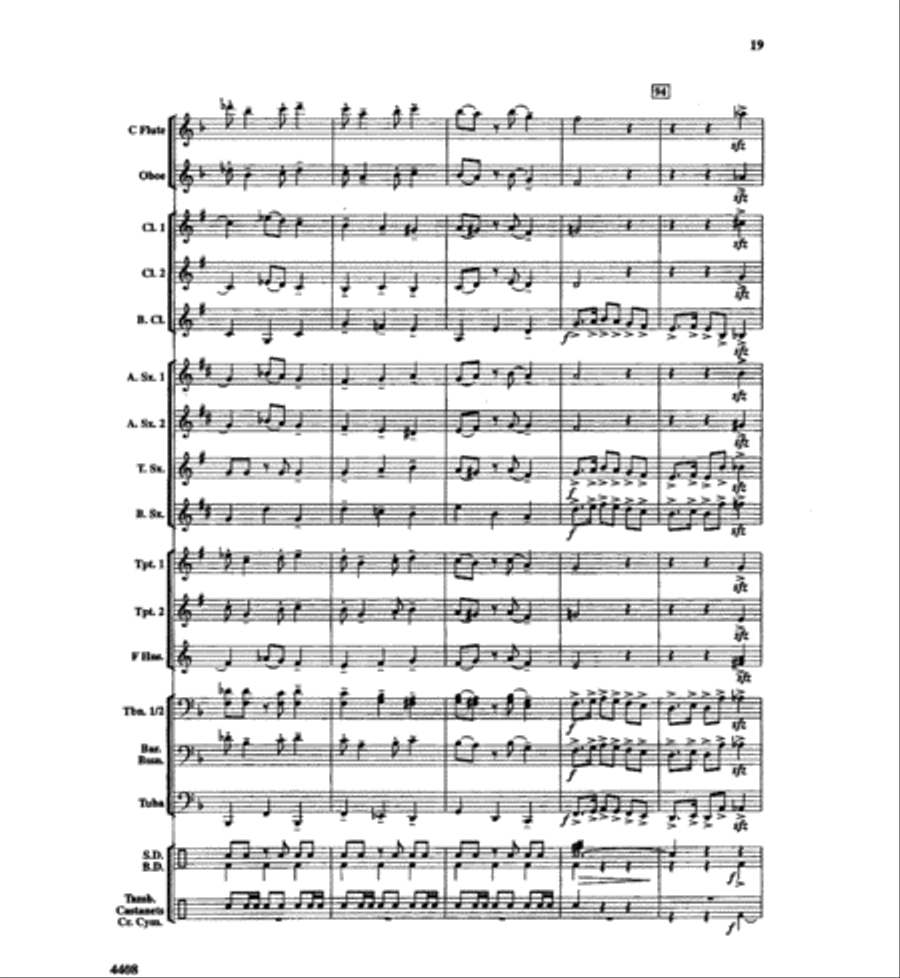 Escapada Concert Band scores gallery preview page 20