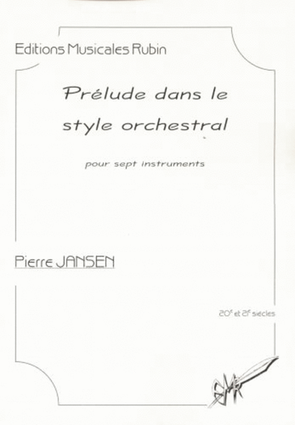 Prelude dans le style orchestral