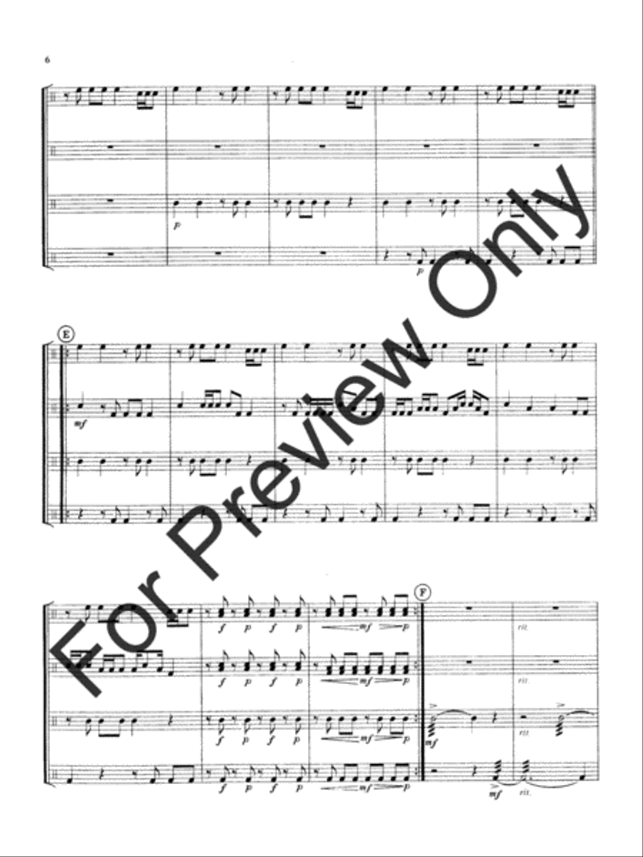 Introduction and Allegro Percussion scores gallery preview page 6