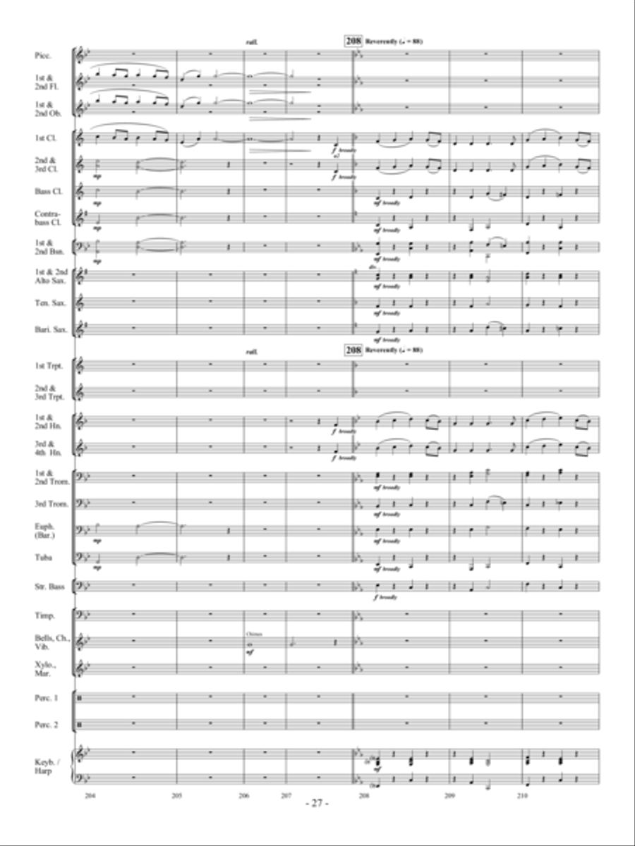 Sea Song Fantasy Sea Song Fantasy Concert Band scores gallery preview page 26
