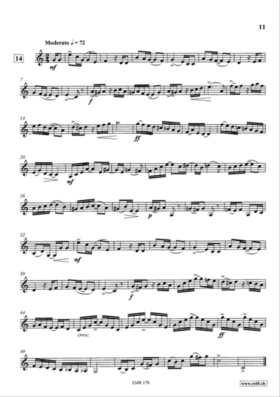 Technical & Melodic Studies Vol. 5 Euphonium scores gallery preview page 11
