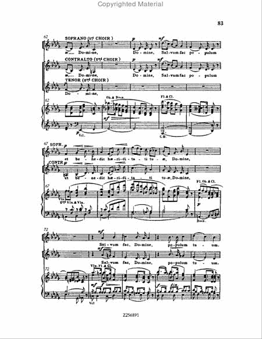 Te Deum, H 118 Choir scores gallery preview page 83
