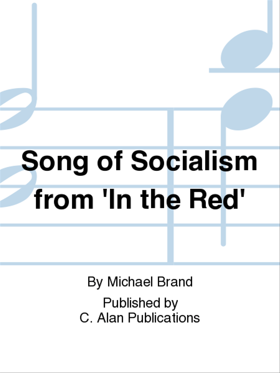 Song of Socialism from 'In the Red' Concert Band scores gallery preview page 1