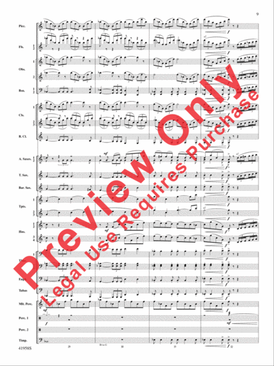 God's Country Concert Band scores gallery preview page 29
