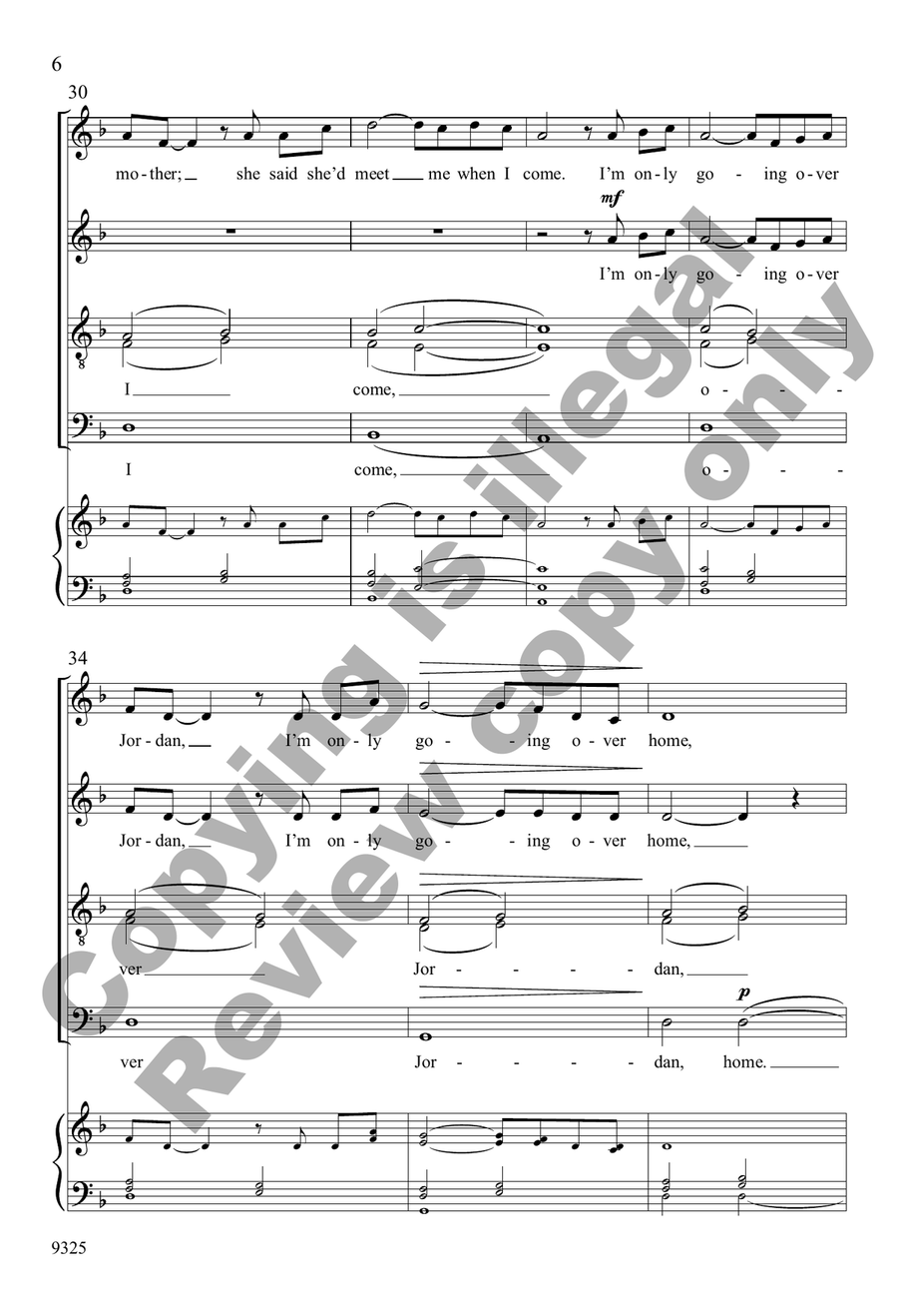 The Wayfaring Stranger The Wayfaring Stranger SATTB scores gallery preview page 6