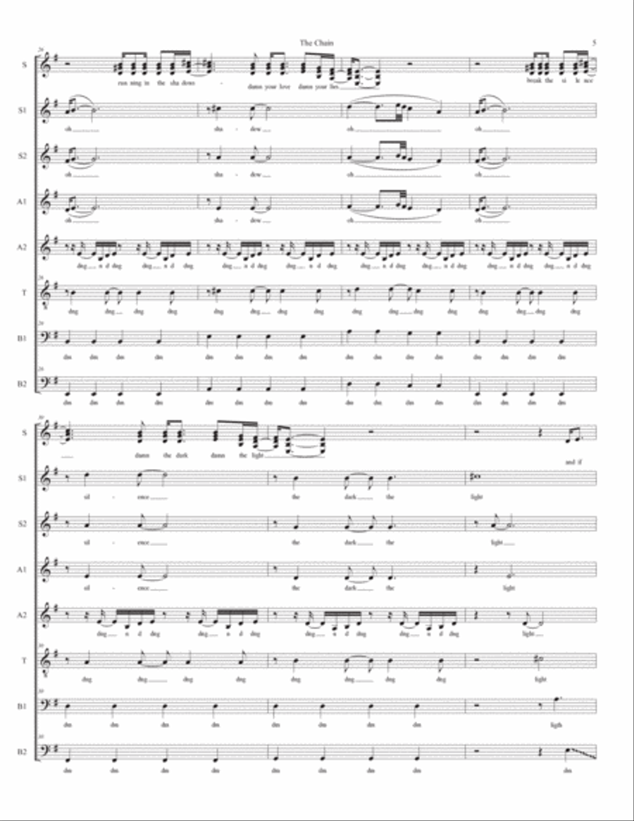 The Chain Divisi scores gallery preview page 5
