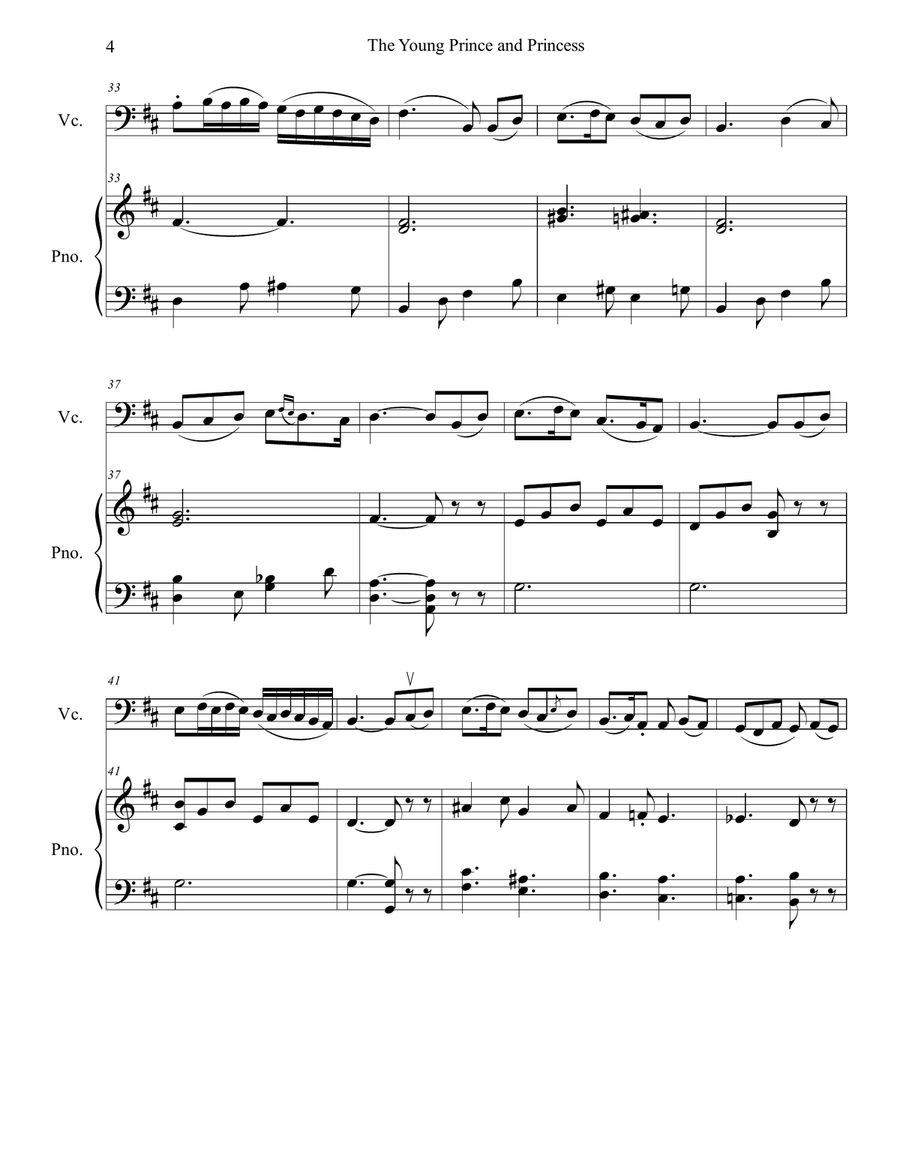 The Young Prince and Princess Chamber Music scores gallery preview page 4